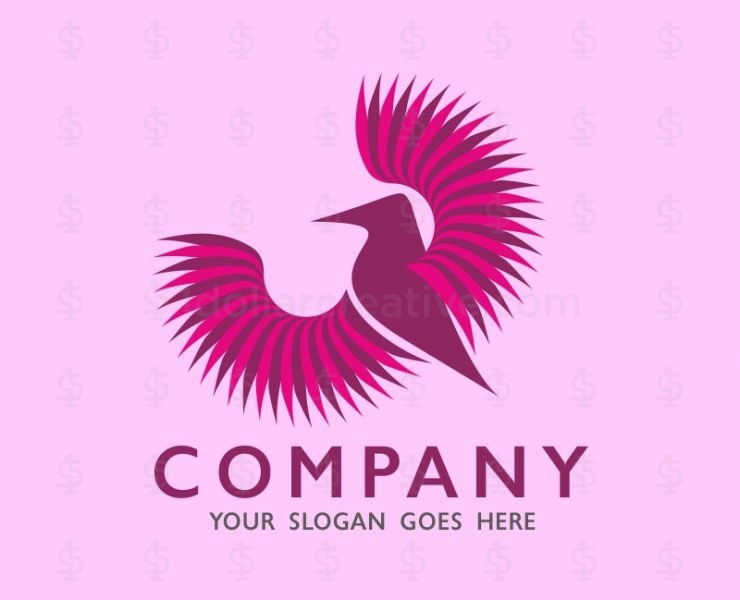 Bird Flying Logo Template