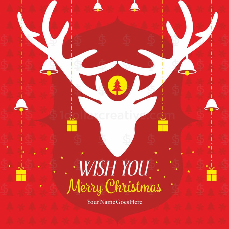05 UNIQUE MERRY CHRISTMAS GREETING TEMPLATES