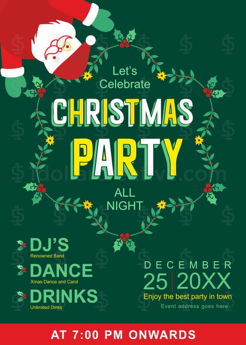 Christmas party invites-2